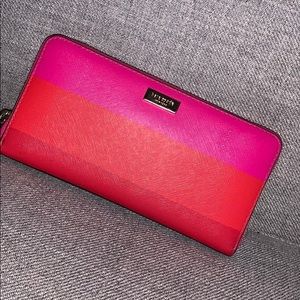 Kate Spade Bonita Stripe Neda Laurel Way Wallet